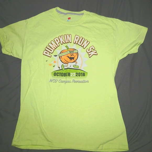 Green pumpkin run shirt - Picture 1 of 3
